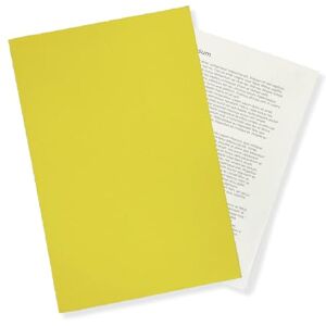 Exacompta Ref FS250-YLWZ Guildhall Square Cut Folder, 250gsm Medium Weight Manilla, 349 x 242mm, A4 & Foolscap, Approx. 100 Sheets, Blue Angel Certified Yellow, Pack of 100 Exacompta Ref FS250-YLWZ Guildhall Square Cut Folder, 250gsm Medium Weight Manilla, 349 x 242mm, A4 & Foolscap, Approx. 100 Sheets, Blue Angel Certified Yellow, Pack of 100