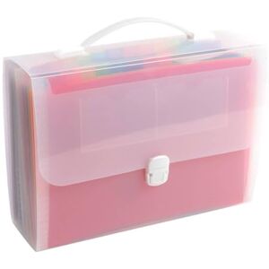 Exacompta Ref 55698E Crystal Multipart Expanding Case With Handle 330 x 290mm in Size, Ideal for A4 Size Documents, 24 Tabbed Sections, Holds up to 800 Sheets Exacompta Ref 55698E Crystal Multipart Expanding Case With Handle 330 x 290mm in Size, Ideal for A4 Size Documents, 24 Tabbed Sections, Holds up to 800 Sheets