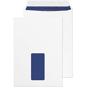 Blake Pure C5 229 x 162 mm 120 gsm Recycled Peel & Seal Window Pocket Envelopes (RP83084) Super White Wove Pack of 500 Blake Pure C5 229 x 162 mm 120 gsm Recycled Peel & Seal Window Pocket Envelopes (RP83084) Super White Wove Pack of 500