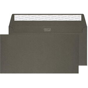Blake Creative Colour 224 DL+ 114X229 mm 120 gsm Peel and Seal Wallet Envelope Graphite Grey (Pack of 500) Blake Creative Colour 224 DL+ 114X229 mm 120 gsm Peel and Seal Wallet Envelope Graphite Grey (Pack of 500)