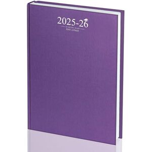 G4GADGET Academic Diary 2025-2026 A4 Day-A-Page School Planner for Students and Teachers Diary with Case Binding (Purple Cover) G4GADGET Academic Diary 2025-2026 A4 Day-A-Page School Planner for Students and Teachers Diary with Case Binding (Purple Cover)