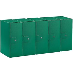 Esselte C35 EUROBOX 390335180 Project File Folder with Button Closure 25 x 35 cm Spine 15 cm Green Pack of 5 Esselte C35 EUROBOX 390335180 Project File Folder with Button Closure 25 x 35 cm Spine 15 cm Green Pack of 5