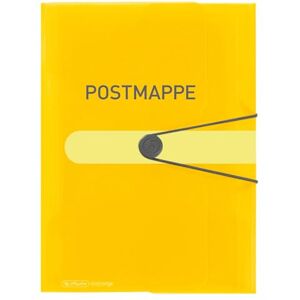 herlitz Elasticated Folder A4 PP Postal Folder Transparent Yellow Easy Orga to Go herlitz Elasticated Folder A4 PP Postal Folder Transparent Yellow Easy Orga to Go