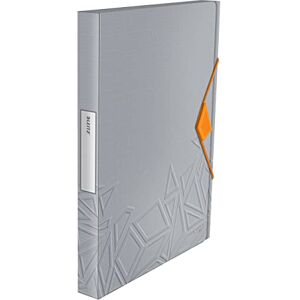 Leitz Box File, Holds up to 250 A4 Sheets, Elastic Closure, Flexible Plastic, Grey, Urban Chic Range, 39480088 Leitz Box File, Holds up to 250 A4 Sheets, Elastic Closure, Flexible Plastic, Grey, Urban Chic Range, 39480088