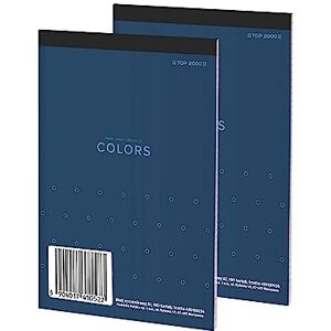 Top-2000 TOP 2000 Colors A7 Notepad Block 100 Checkered Cards Top-2000 TOP 2000 Colors A7 Notepad Block 100 Checkered Cards
