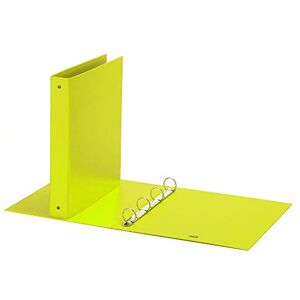 Favorit Neon Hardback Binder, 22 x 30 cm, 4 Round Rings, Diameter 30 mm, Neon Yellow Favorit Neon Hardback Binder, 22 x 30 cm, 4 Round Rings, Diameter 30 mm, Neon Yellow
