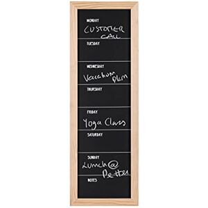 Bi-Office Chalkboard Week Planner, 200 x 600 mm, Pine Frame Bi-Office Chalkboard Week Planner, 200 x 600 mm, Pine Frame