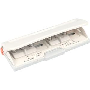 Craft Adjustable 6 Hole Punch, Off White, 8 Sheet Capacity, Mini/Pocket A3/ A4 / A5 / A6 / Agenda/Personal/Deskfax, Performance Guaranteed Craft Adjustable 6 Hole Punch, Off White, 8 Sheet Capacity, Mini/Pocket A3/ A4 / A5 / A6 / Agenda/Personal/Deskfax, Performance Guaranteed