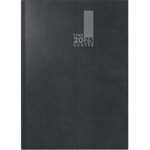 BRUNNEN Book Calendar TimeCenter Model 725 (2025), 2 Pages = 1 Week, A5, 352 Pages, Baladek Cover, Black BRUNNEN Book Calendar TimeCenter Model 725 (2025), 2 Pages = 1 Week, A5, 352 Pages, Baladek Cover, Black