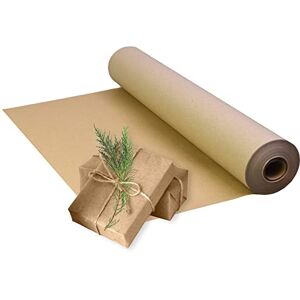 Triplast Brown ECO Kraft Paper (600mm x 50m) Eco-Conscious & Recyclable Multipurpose Wrapping Paper Roll with a Premium & Rustic Finish Ideal for Gift Wrapping, Parcel Packing, Arts & Craft Triplast Brown ECO Kraft Paper (600mm x 50m) Eco-Conscious & Recyclable Multipurpose Wrapping Paper Roll with a Premium & Rustic Finish Ideal for Gift Wrapping, Parcel Packing, Arts & Craft
