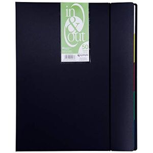 Grafoplás 39405010 Folder, 50 Sleeves, in & Out System, A4, Black Grafoplás 39405010 Folder, 50 Sleeves, in & Out System, A4, Black