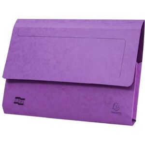Exacompta Europa Document Wallets, 265 gsm, Foolscap Lilac, Pack of 25 Exacompta Europa Document Wallets, 265 gsm, Foolscap Lilac, Pack of 25