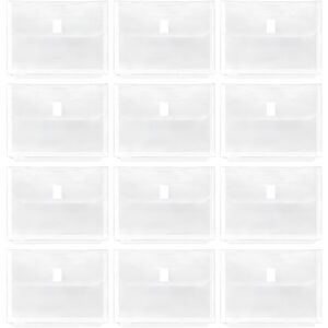 Idena 90260 Document Wallets A4 Plastic Pack of 12 Sorting Folders in Transparent with Fastener and 4 Holes Approx. 31 x 23.7 cm Idena 90260 Document Wallets A4 Plastic Pack of 12 Sorting Folders in Transparent with Fastener and 4 Holes Approx. 31 x 23.7 cm