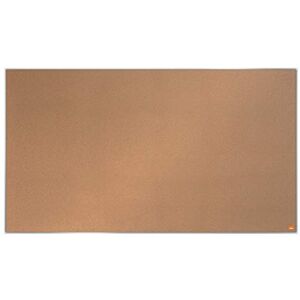 Nobo Widescreen Cork Noticeboard, 1220 x 690 mm, Slim Trim Frame, Self-Healing Cork Surface, InvisaMount Mounting System, Impression Pro, Light Brown, 1915416 Nobo Widescreen Cork Noticeboard, 1220 x 690 mm, Slim Trim Frame, Self-Healing Cork Surface, InvisaMount Mounting System, Impression Pro, Light Brown, 1915416
