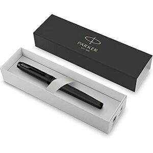 PARKER IM Rollerball Pen Matte Black with Black Trim Fine Point with Black Ink Refill Gift Box PARKER IM Rollerball Pen Matte Black with Black Trim Fine Point with Black Ink Refill Gift Box