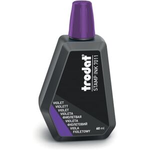 Trodat 7011 60ml Purple Ink Bottle for Refilling Pads or Bearings, Water Based Ink for Stamping Documents, Clean and Sharp Footprints, Resealable Cap Trodat 7011 60ml Purple Ink Bottle for Refilling Pads or Bearings, Water Based Ink for Stamping Documents, Clean and Sharp Footprints, Resealable Cap