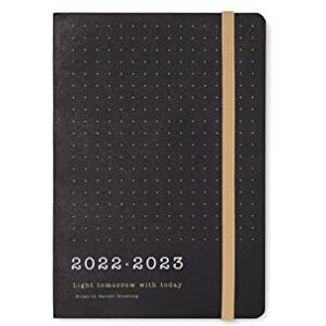 Letts of London Letts A6 Eco Writers Quotes week to view 22.23 academic diary black kraft Letts of London Letts A6 Eco Writers Quotes week to view 22.23 academic diary black kraft