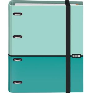 DOHE Binder with Refill 4-Ring Folder, A4 (28x32 cm), 100 Sheets 5x5 mm Grid Paper, 4 Colour Dividers, Extra Storage Pocket and Elastic Closure DUO Green DOHE Binder with Refill 4-Ring Folder, A4 (28x32 cm), 100 Sheets 5x5 mm Grid Paper, 4 Colour Dividers, Extra Storage Pocket and Elastic Closure DUO Green