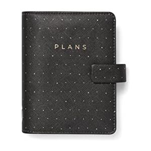 Filofax Moonlight Pocket Organiser Black Filofax Moonlight Pocket Organiser Black