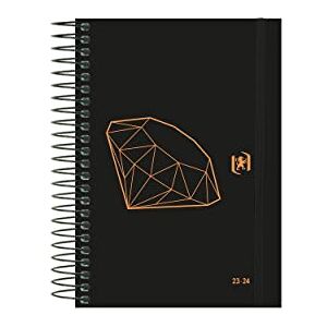 Oxford So Chic Agenda 2023 2024 Day Per Page, Extra Cover, 12 x 18 cm, Spanish, Diamond Design Oxford So Chic Agenda 2023 2024 Day Per Page, Extra Cover, 12 x 18 cm, Spanish, Diamond Design