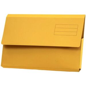 Exacompta Guildhall Plain Document Wallet, 345x245 mm, 250 gsm Yellow, Pack of 50 Exacompta Guildhall Plain Document Wallet, 345x245 mm, 250 gsm Yellow, Pack of 50