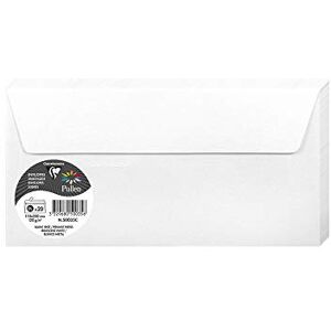 Clairefontaine 50035C iridescent White Paper Pack of 20 Self-Adhesive Envelopes DL 11x22cm 120gsm Invitation Events Correspondence Pollen Range Premium Clairefontaine 50035C iridescent White Paper Pack of 20 Self-Adhesive Envelopes DL 11x22cm 120gsm Invitation Events Correspondence Pollen Range Premium