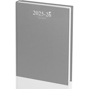 G4GADGET Academic Diary 2025-2026 A4 Day-A-Page Grey School Planner for Students and Teachers Diary with Case Binding G4GADGET Academic Diary 2025-2026 A4 Day-A-Page Grey School Planner for Students and Teachers Diary with Case Binding