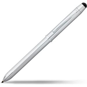 Cross Tech3+ Refillable Twist-Action Metal Multifunction Ballpoint Pen with Stylus/Pencil/Eraser, Medium Ballpoint, includes Premium Gift Box and Assorted Ink Cartridges, 1 Pack, Lustrous Chrome Cross Tech3+ Refillable Twist-Action Metal Multifunction Ballpoint Pen with Stylus/Pencil/Eraser, Medium Ballpoint, includes Premium Gift Box and Assorted Ink Cartridges, 1 Pack, Lustrous Chrome