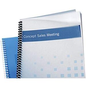 GBC ESP425500 PolyClearView Binding Covers Polypropylene 500 µm Pack of 100 Transparent GBC ESP425500 PolyClearView Binding Covers Polypropylene 500 µm Pack of 100 Transparent