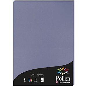 Clairefontaine 4219C Wallet of 50 Sheets Format A4 (21x29,7cm) 120gsm Forget-me-not colour Invitation Paper Events Correspondence Pollen range Premium Paper Clairefontaine 4219C Wallet of 50 Sheets Format A4 (21x29,7cm) 120gsm Forget-me-not colour Invitation Paper Events Correspondence Pollen range Premium Paper