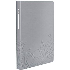 Leitz A4 Display Book, 80 Pockets, 160 Sheet Capacity, Transparent Pockets, Grey, Urban Chic Range, 46520088 Leitz A4 Display Book, 80 Pockets, 160 Sheet Capacity, Transparent Pockets, Grey, Urban Chic Range, 46520088
