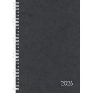 BRUNNEN Book Calendar Model 797 2026 168 x 240 mm, Cardboard, Black BRUNNEN Book Calendar Model 797 2026 168 x 240 mm, Cardboard, Black