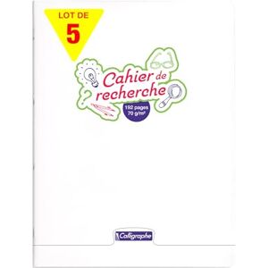 Clairefontaine Calligraphe 18797CPack Pack of 5 Colourless Stapled Research Notebooks (a Brand) 24x32 cm 192 Plain White Pages 70 g White Paper Transparent Polypro Cover Clairefontaine Calligraphe 18797CPack Pack of 5 Colourless Stapled Research Notebooks (a Brand) 24x32 cm 192 Plain White Pages 70 g White Paper Transparent Polypro Cover