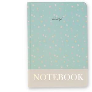 Mr. Wonderful A5 notebook Polka dot print Stitched binding Mr. Wonderful A5 notebook Polka dot print Stitched binding