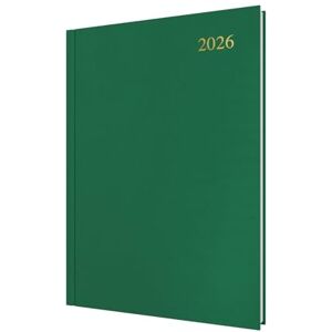 Collins Essential 2026 12 Month Calendar Year Planner, Day-To-Page Diary, A4 Hard Cover Green (ESSA41.52-26) Collins Essential 2026 12 Month Calendar Year Planner, Day-To-Page Diary, A4 Hard Cover Green (ESSA41.52-26)