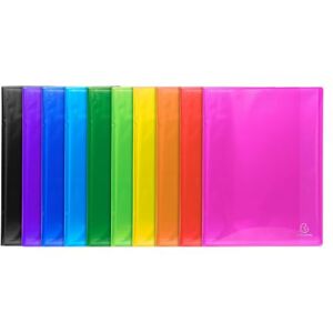 Exacompta Ref 85570E Iderama Collection Semi-Rigid Display Book 240 x 320mm in Size, Suitable for A4 Documents, 50 Pockets Assorted Colours (Pack of 12) Exacompta Ref 85570E Iderama Collection Semi-Rigid Display Book 240 x 320mm in Size, Suitable for A4 Documents, 50 Pockets Assorted Colours (Pack of 12)