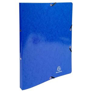 Exacompta Ref 54882E Box of 20 Glossy Card Binders with Elastic Bands 2 Round Rings 15 mm Spine 20 mm External Dimensions: 32 x 25 cm File Size A4 Dark Blue Exacompta Ref 54882E Box of 20 Glossy Card Binders with Elastic Bands 2 Round Rings 15 mm Spine 20 mm External Dimensions: 32 x 25 cm File Size A4 Dark Blue