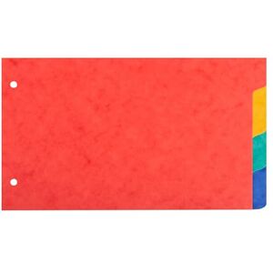 Exacompta Ref 704E Pack of 10 dividers for Index Cards Made of Genuine Soft Glossy Card 225 g/m2 FSC® with 4 Neutral tabs 2 Rings File Format 125x200 mm Exacompta Ref 704E Pack of 10 dividers for Index Cards Made of Genuine Soft Glossy Card 225 g/m2 FSC® with 4 Neutral tabs 2 Rings File Format 125x200 mm
