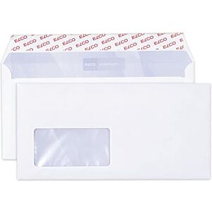 Elco Premium C5/6 DL Envelopes with Left Window — 80 g/m² FSC-Certified Self-Adhesive Envelopes for Business Letters and Invoices, 229 x 114 mm, White, Box of 500 Elco Premium C5/6 DL Envelopes with Left Window — 80 g/m² FSC-Certified Self-Adhesive Envelopes for Business Letters and Invoices, 229 x 114 mm, White, Box of 500