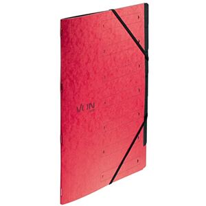 Leitz VON 30140025 Pack of 5 A4 Folder with 6 Compartments, Cardboard, Project Folder, by , with Tabs and Elastic Closure, for School, Study & Home, Red Leitz VON 30140025 Pack of 5 A4 Folder with 6 Compartments, Cardboard, Project Folder, by , with Tabs and Elastic Closure, for School, Study & Home, Red