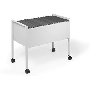Durable ECO Suspension File Trolley, for 80 A4 Suspension Files, Made of Strong Steel, Grey Colour, Ideal for Filing and Storage In Offices Durable ECO Suspension File Trolley, for 80 A4 Suspension Files, Made of Strong Steel, Grey Colour, Ideal for Filing and Storage In Offices