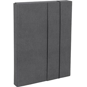 Bigso Box of Sweden A4 Folder Organiser Elastic Strap Fibreboard & Paper File Folder Spacious for Documents, Letters Black Bigso Box of Sweden A4 Folder Organiser Elastic Strap Fibreboard & Paper File Folder Spacious for Documents, Letters Black