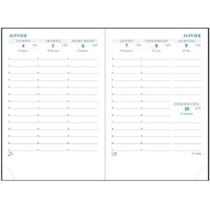Exacompta 13870E Replacement Interior for Horizons 13 Gold Edge Weekly Pocket Diary Book – 130 x 90 mm – January 2018 to December 2018 Exacompta 13870E Replacement Interior for Horizons 13 Gold Edge Weekly Pocket Diary Book – 130 x 90 mm – January 2018 to December 2018