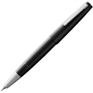 Lamy 2000 black elegant Fountain Pen in robust fibreglass barrel 14 ct. gold nib, partially platinum-plated nib size OBB Lamy 2000 black elegant Fountain Pen in robust fibreglass barrel 14 ct. gold nib, partially platinum-plated nib size OBB