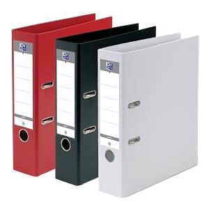 Oxford Set of 3 Smart Lever Arch Files A4 XL Spine 80mm 2 Rings Capacity 750 Sheets Black Red and Blue Polypro Cover Oxford Set of 3 Smart Lever Arch Files A4 XL Spine 80mm 2 Rings Capacity 750 Sheets Black Red and Blue Polypro Cover
