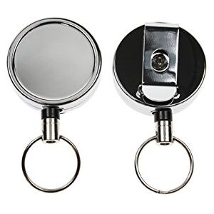 ID Card IT Heavy Duty Nylon Keyring Reel ID Card Badge Pass Holder (50) ID Card IT Heavy Duty Nylon Keyring Reel ID Card Badge Pass Holder (50)