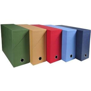 Exacompta Ref. 89420E 1 transfer box in canvas paper back 120mm random color Exacompta Ref. 89420E 1 transfer box in canvas paper back 120mm random color