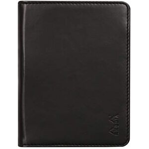 Rhodia 212001C rama No. 12 Black Clipboard and Document Holder Booklet for Notepads or B7 Format Notebooks (8.5x12 cm) Premium Italian Faux Leather rama Collection Rhodia 212001C rama No. 12 Black Clipboard and Document Holder Booklet for Notepads or B7 Format Notebooks (8.5x12 cm) Premium Italian Faux Leather rama Collection