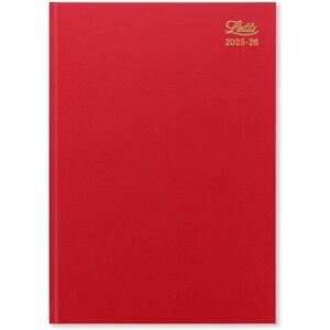 Letts of London Standard A4 academic 2025/2026 week to view diary Red 26-TA3ZRD Letts of London Standard A4 academic 2025/2026 week to view diary Red 26-TA3ZRD