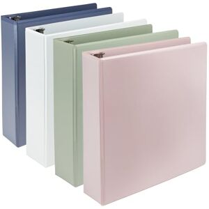 Samsill Earth's Choice, 2-Inch Durable D-Ring View Binder 4 Pack, USDA Certified Biobased, Eco-Friendly, Fashion Assortment (MP46969) Samsill Earth's Choice, 2-Inch Durable D-Ring View Binder 4 Pack, USDA Certified Biobased, Eco-Friendly, Fashion Assortment (MP46969)